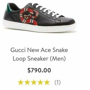 Gucci Snake Sneakers Authentic